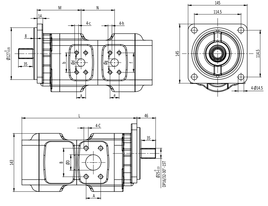 KBGP-G2 tadem pump